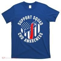 Support Awareness Squad I CHD Congenital Heart Defect T-Shirt thumb 0