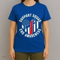 Support Awareness Squad I CHD Congenital Heart Defect T-Shirt thumb 4