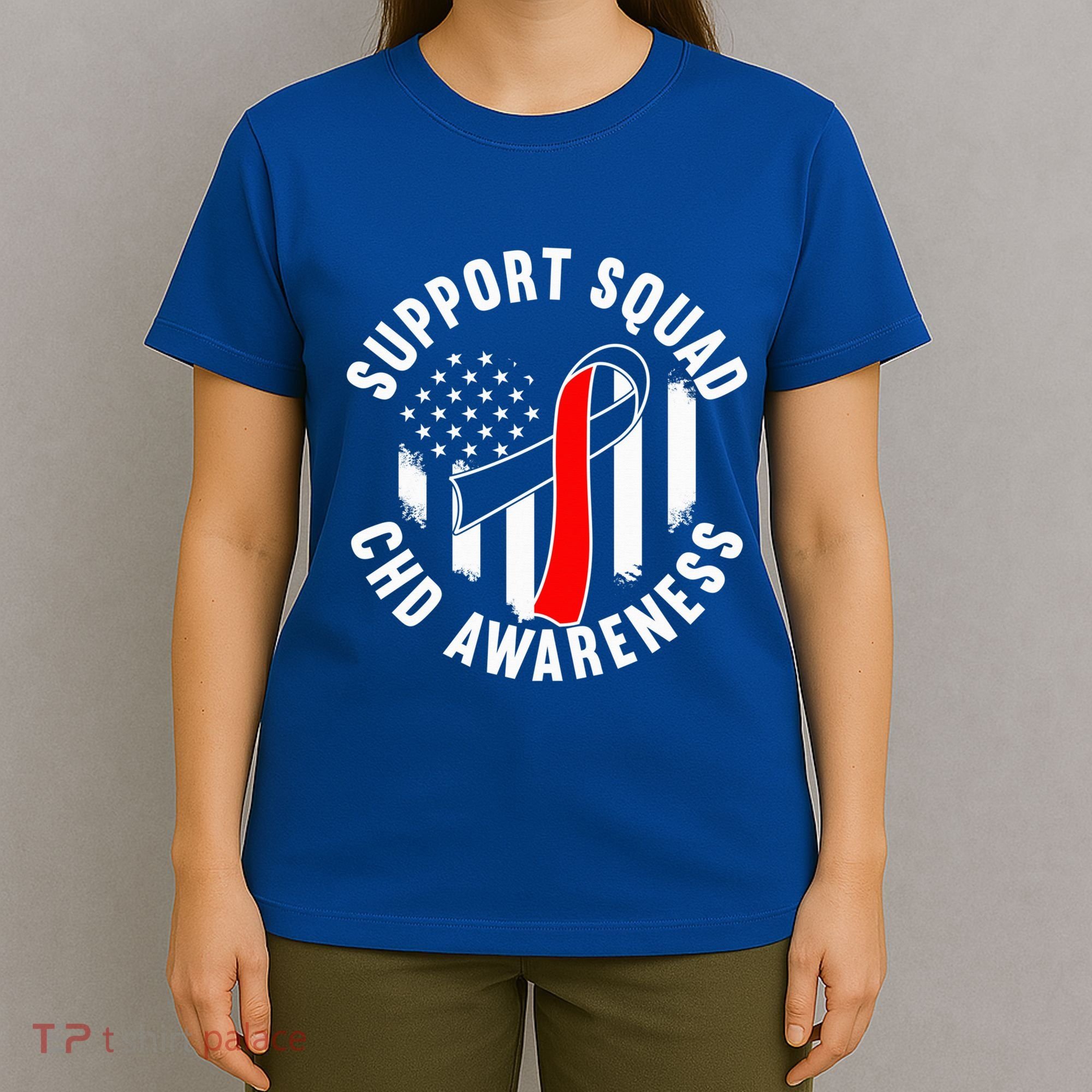 Support Awareness Squad I CHD Congenital Heart Defect T-Shirt