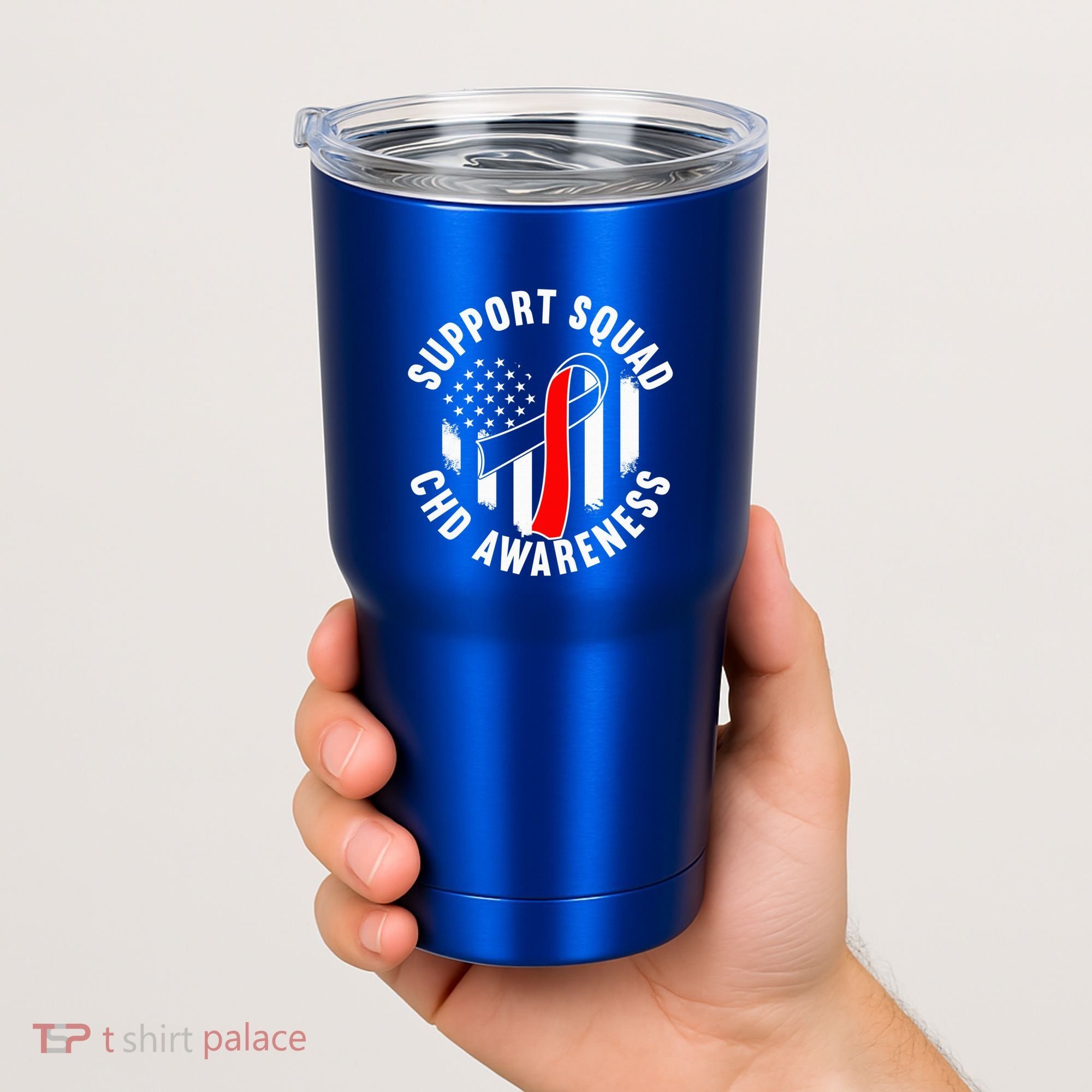 Support Awareness Squad I CHD Congenital Heart Defect Tumbler