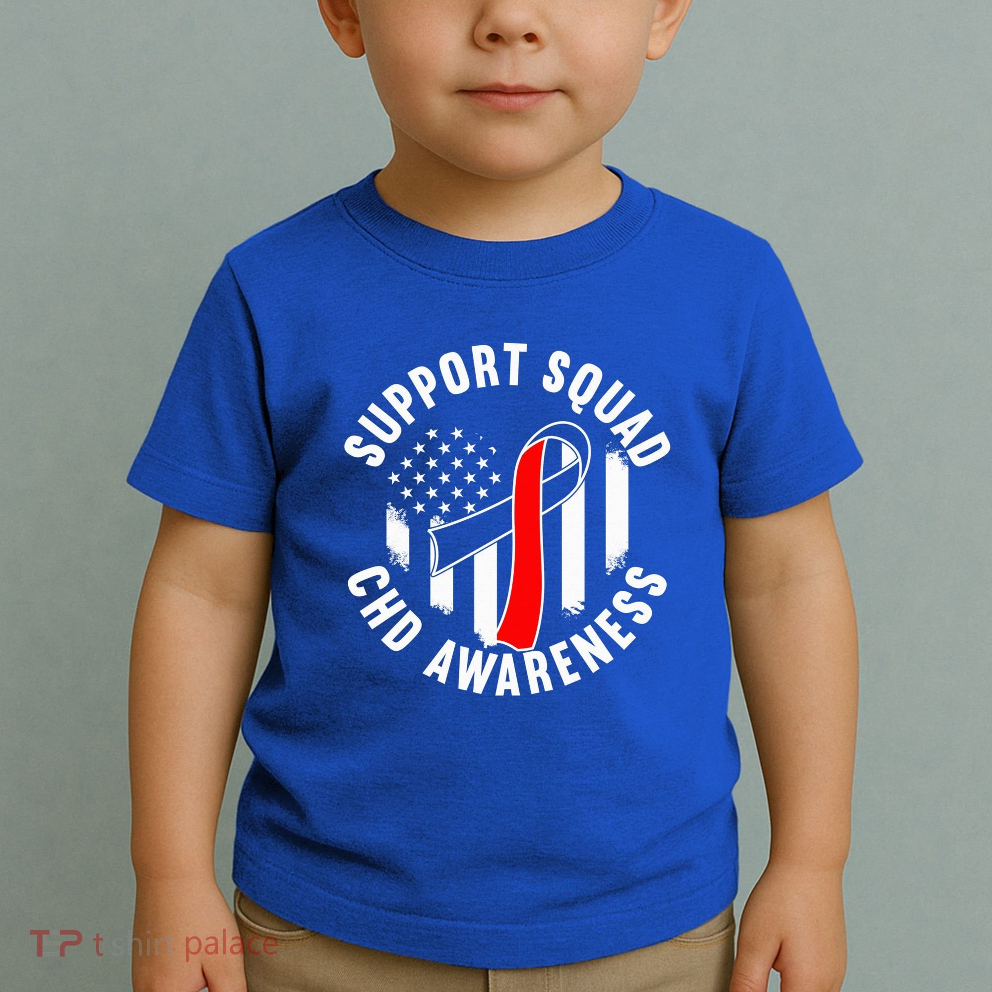 Support Awareness Squad I CHD Congenital Heart Defect Toddler T-Shirt