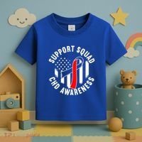 Support Awareness Squad I CHD Congenital Heart Defect Toddler T-Shirt thumb 3
