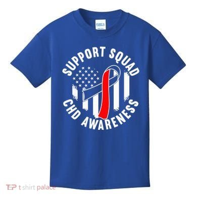 Support Awareness Squad I CHD Congenital Heart Defect Kids T-Shirt