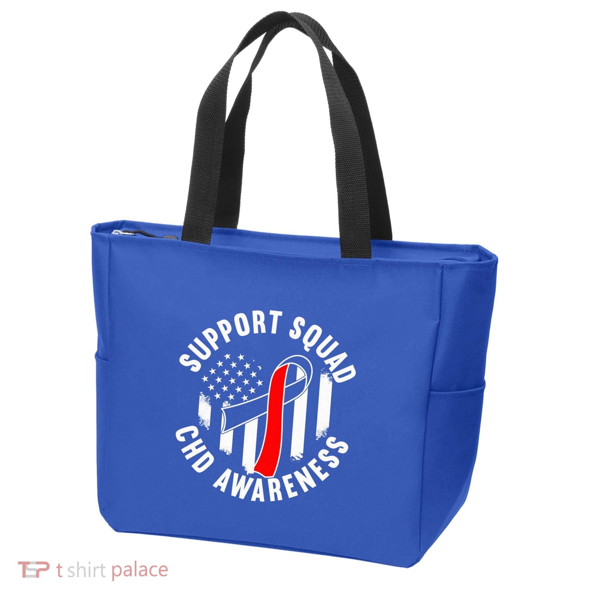 Support Awareness Squad I CHD Congenital Heart Defect Tote Bag