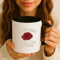 Stop and Smell the Roses Coffee Mug thumb 3