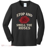 Stop and Smell the Roses Kids Long Sleeve Shirt thumb 0