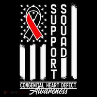 Support Awareness Squad I CHD Congenital Heart Defect Backpack thumb 2