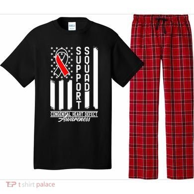 Support Awareness Squad I CHD Congenital Heart Defect Pajama Set