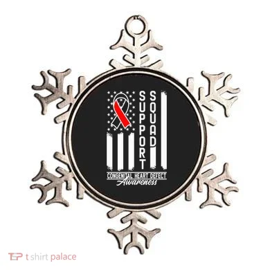 Support Awareness Squad I CHD Congenital Heart Defect Ornament