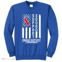 Support Awareness Squad I CHD Congenital Heart Defect Sweatshirt thumb 0