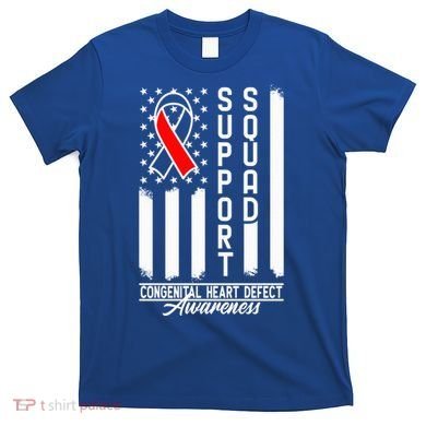 Support Awareness Squad I CHD Congenital Heart Defect T-Shirt