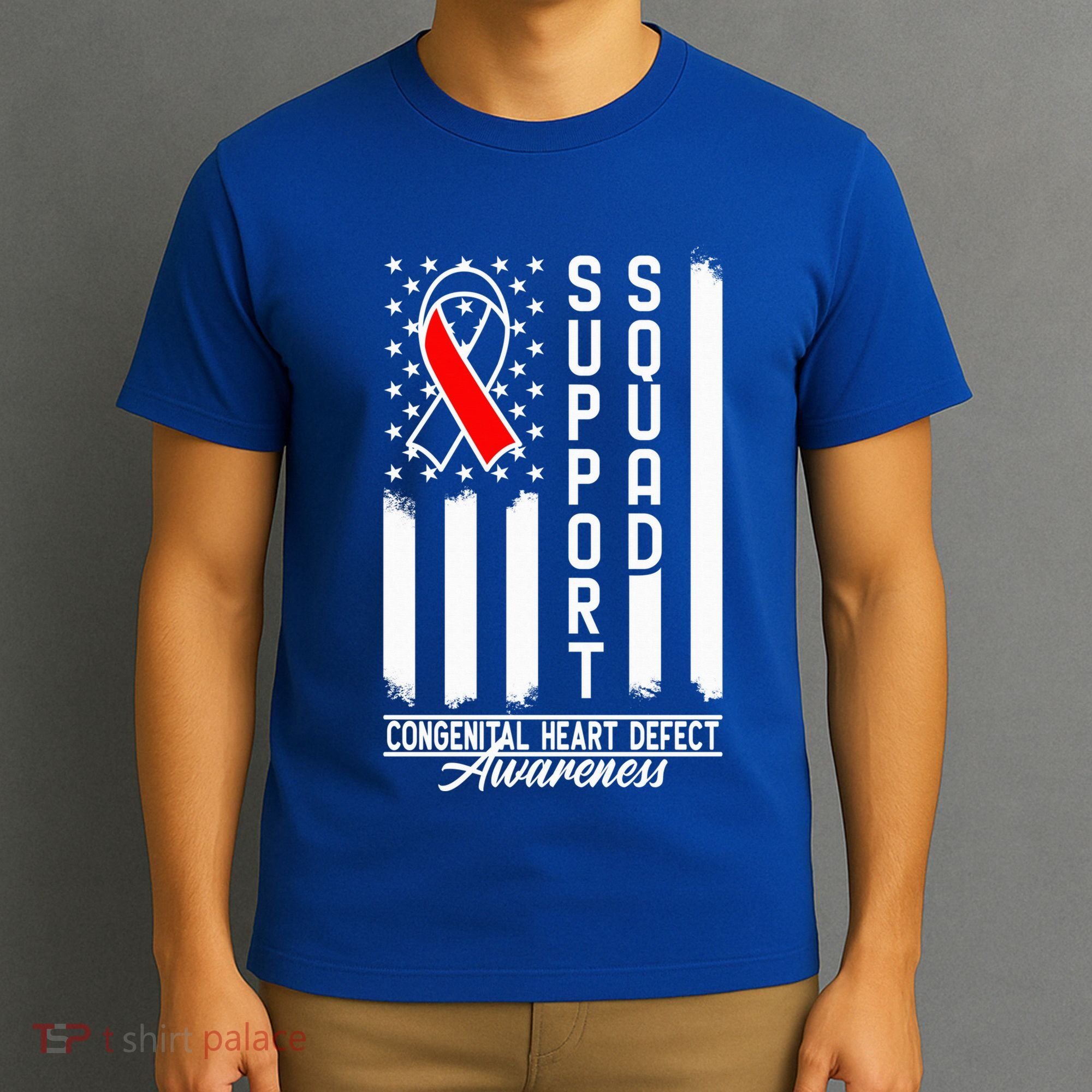 Support Awareness Squad I CHD Congenital Heart Defect T-Shirt