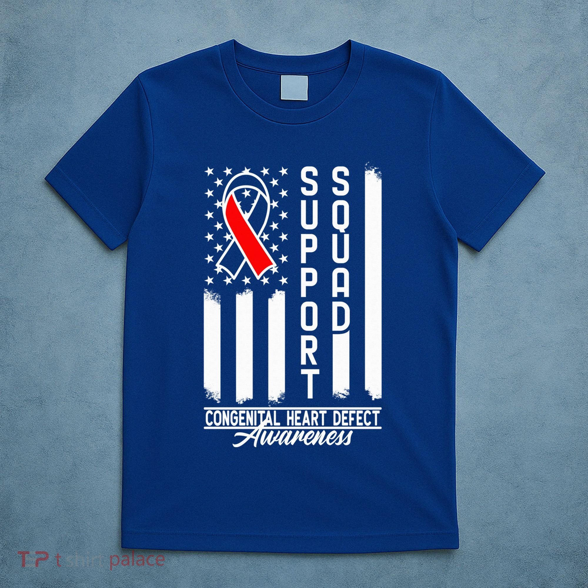 Support Awareness Squad I CHD Congenital Heart Defect T-Shirt