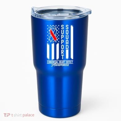 Support Awareness Squad I CHD Congenital Heart Defect Tumbler