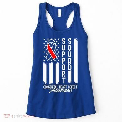 Support Awareness Squad I CHD Congenital Heart Defect Women's Tank Top