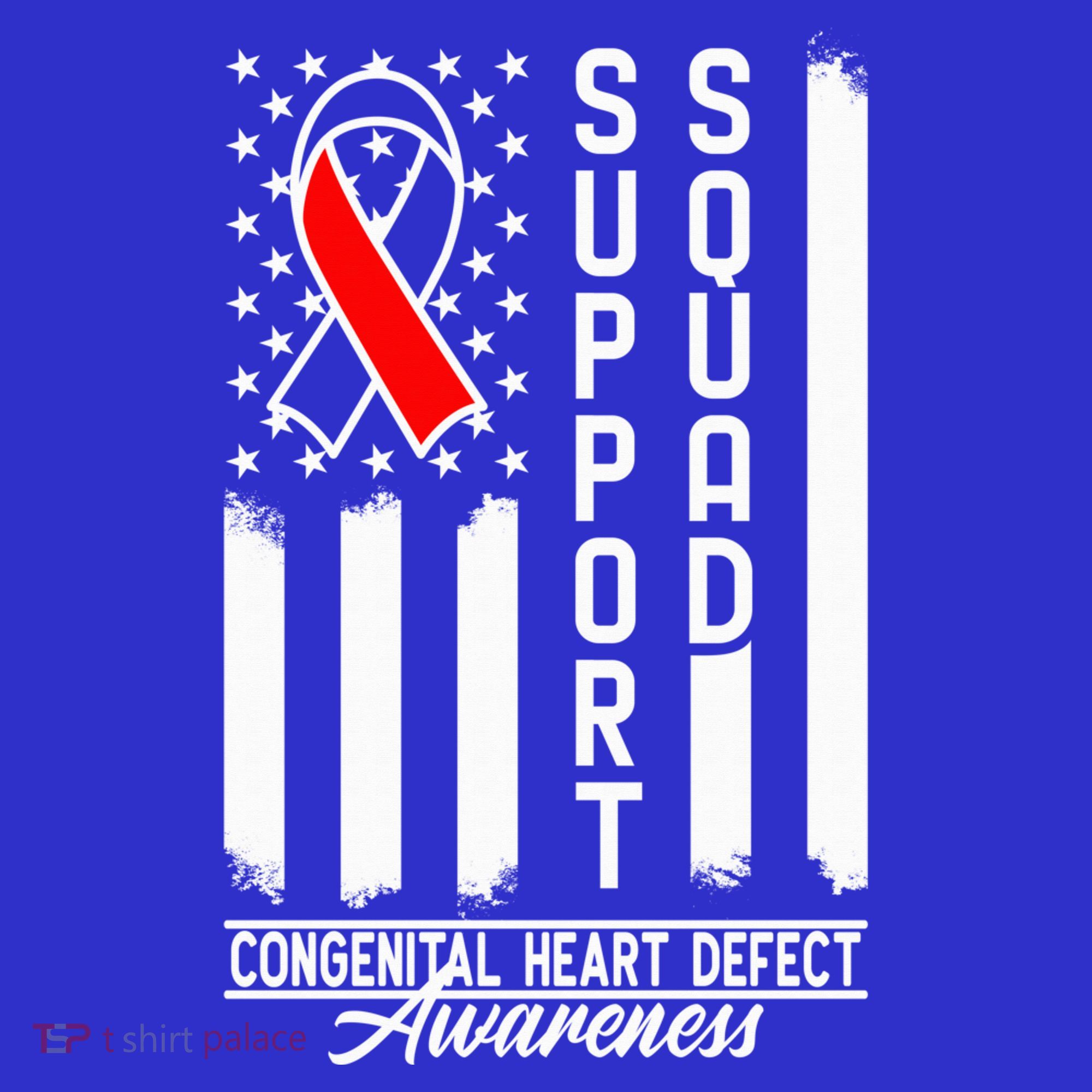 Support Awareness Squad I CHD Congenital Heart Defect Women's Tank Top
