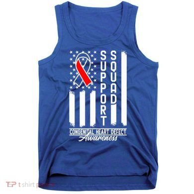Support Awareness Squad I CHD Congenital Heart Defect Tank Top