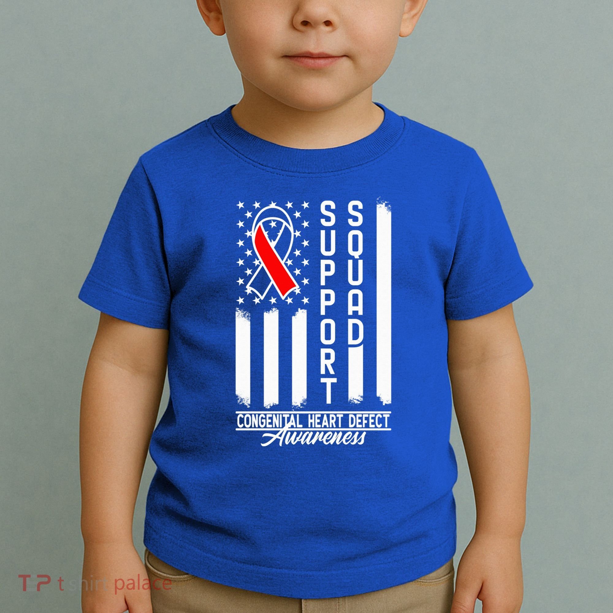 Support Awareness Squad I CHD Congenital Heart Defect Toddler T-Shirt