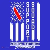 Support Awareness Squad I CHD Congenital Heart Defect Women's T-Shirt thumb 6
