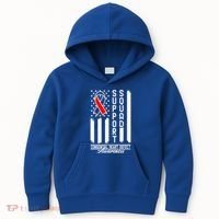 Support Awareness Squad I CHD Congenital Heart Defect Kids Hoodie thumb 0