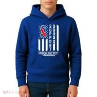 Support Awareness Squad I CHD Congenital Heart Defect Kids Hoodie thumb 4