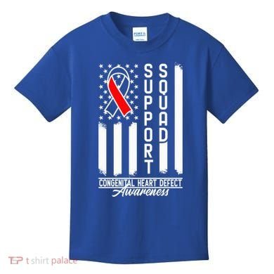 Support Awareness Squad I CHD Congenital Heart Defect Kids T-Shirt