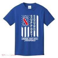 Support Awareness Squad I CHD Congenital Heart Defect Kids T-Shirt thumb 0