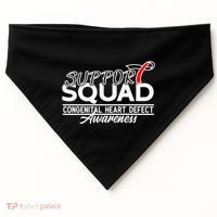 Support Awareness Squad I CHD Congenital Heart Defect USA-Made Doggie Bandana thumb 0