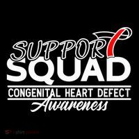 Support Awareness Squad I CHD Congenital Heart Defect Women's Hoodie thumb 2