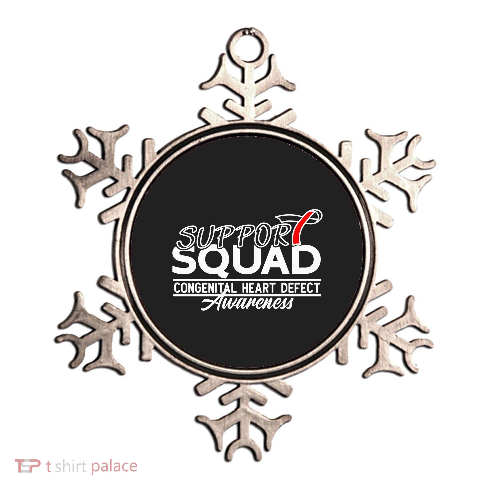 Support Awareness Squad I CHD Congenital Heart Defect Ornament