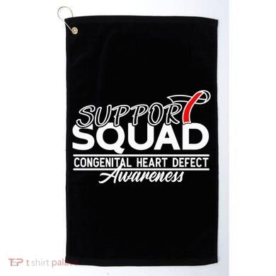 Support Awareness Squad I CHD Congenital Heart Defect Golf Towel