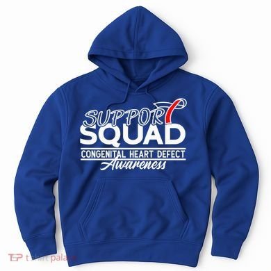 Support Awareness Squad I CHD Congenital Heart Defect Hoodie