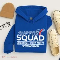 Support Awareness Squad I CHD Congenital Heart Defect Hoodie thumb 4