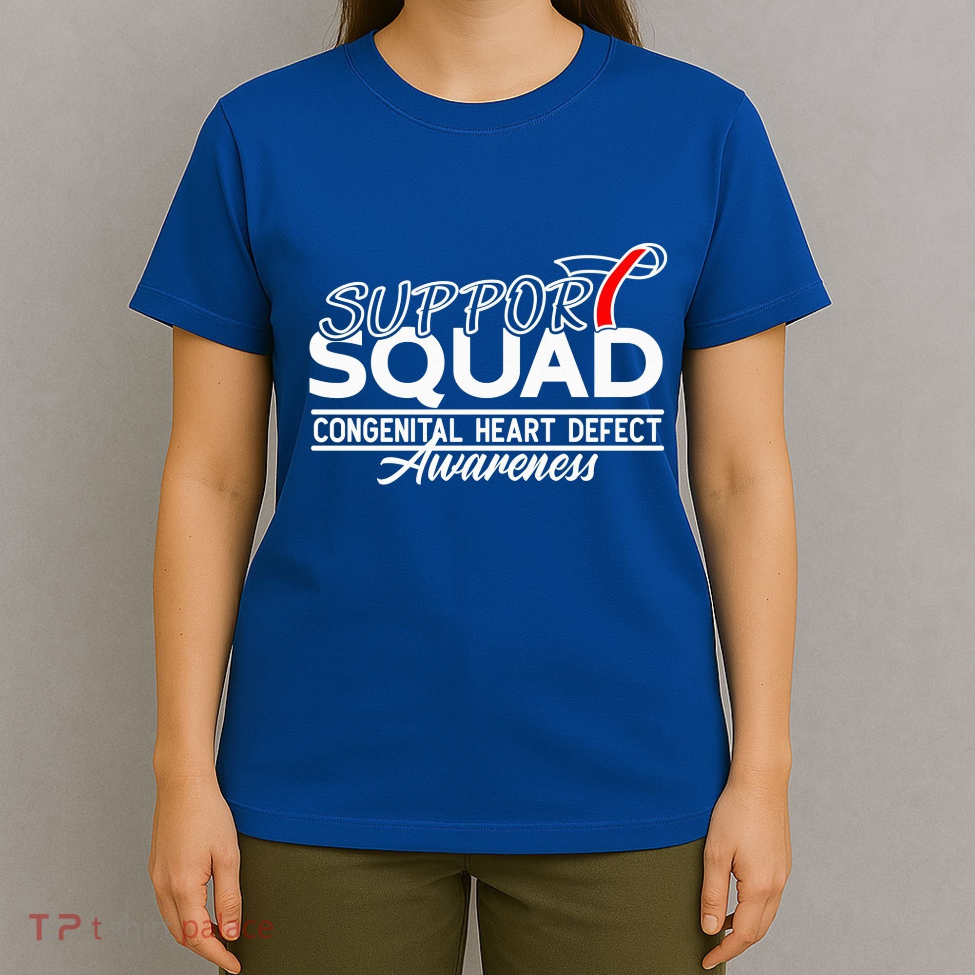 Support Awareness Squad I CHD Congenital Heart Defect T-Shirt