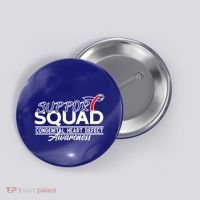Support Awareness Squad I CHD Congenital Heart Defect Button thumb 0