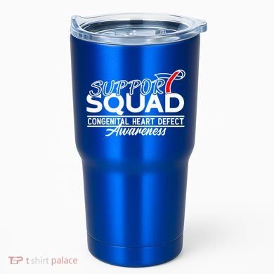 Support Awareness Squad I CHD Congenital Heart Defect Tumbler