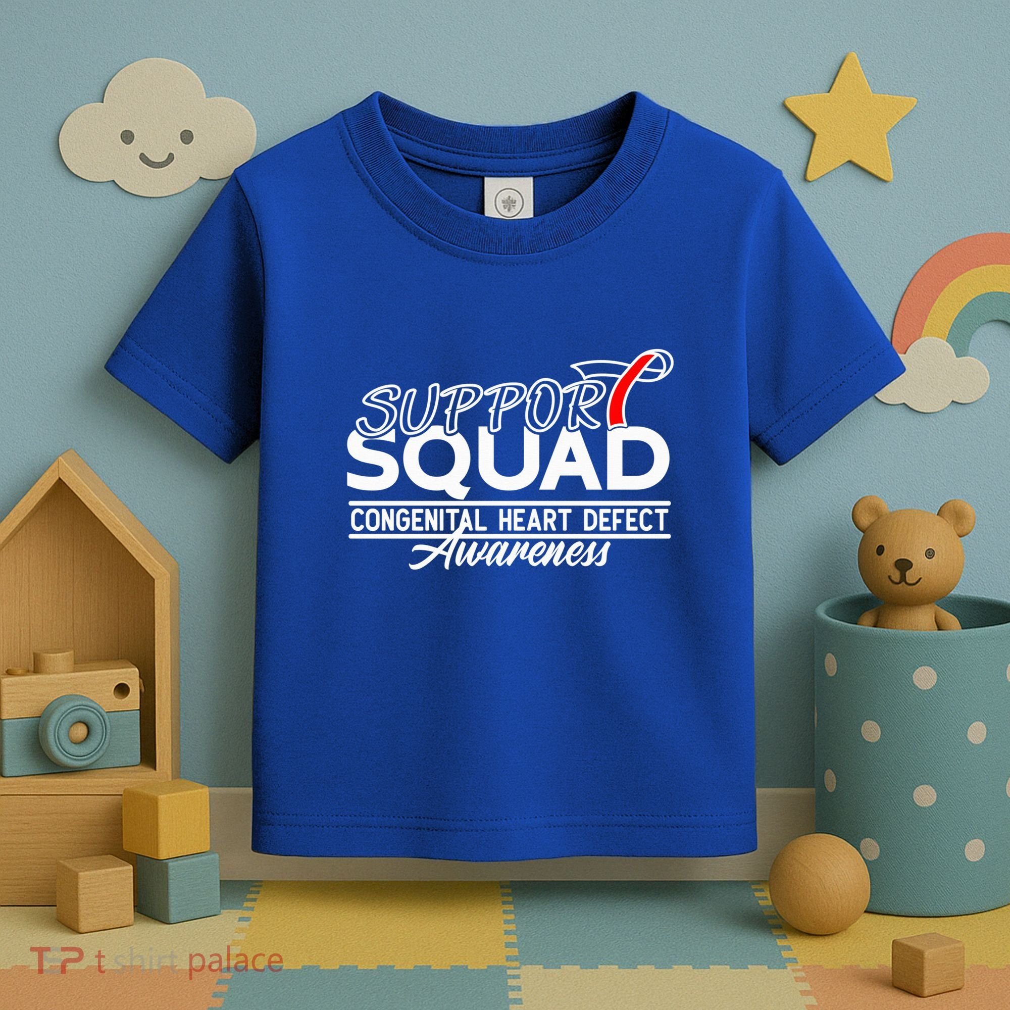 Support Awareness Squad I CHD Congenital Heart Defect Toddler T-Shirt