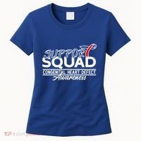 Support Awareness Squad I CHD Congenital Heart Defect Women's T-Shirt thumb 0