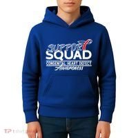Support Awareness Squad I CHD Congenital Heart Defect Kids Hoodie thumb 4