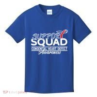 Support Awareness Squad I CHD Congenital Heart Defect Kids T-Shirt thumb 0