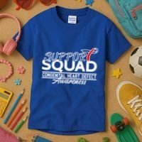 Support Awareness Squad I CHD Congenital Heart Defect Kids T-Shirt thumb 3