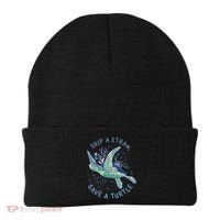 Skip A Straw Save A Turtle Ocean Beanie thumb 0