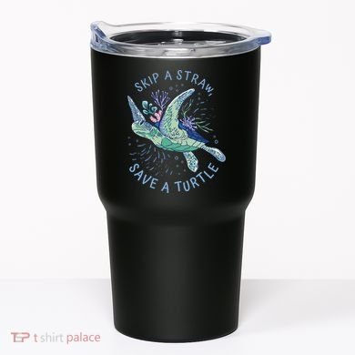 Skip A Straw Save A Turtle Ocean Tumbler