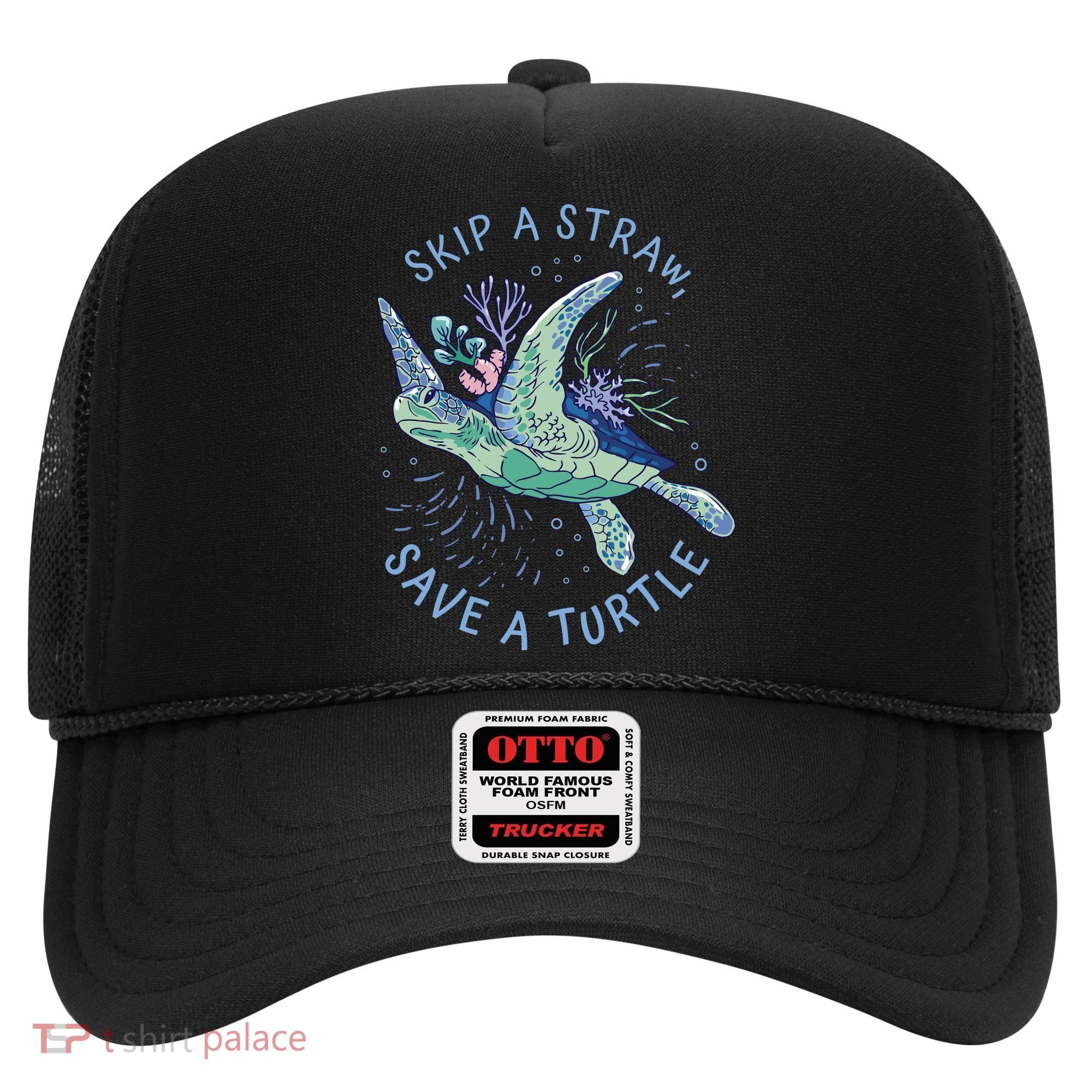 Skip A Straw Save A Turtle Ocean Hat
