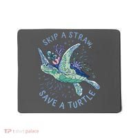Skip A Straw Save A Turtle Ocean Mousepad thumb 0