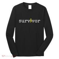 Suicide Awareness Support Symbol Recovery Survivor Semicolon Long Sleeve Shirt thumb 0