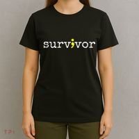 Suicide Awareness Support Symbol Recovery Survivor Semicolon T-Shirt thumb 4