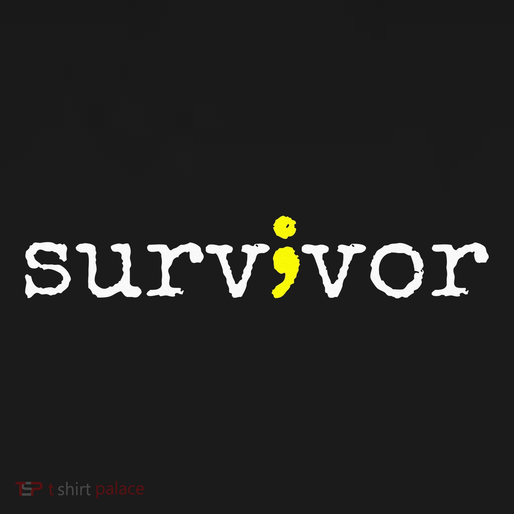 Suicide Awareness Support Symbol Recovery Survivor Semicolon T-Shirt