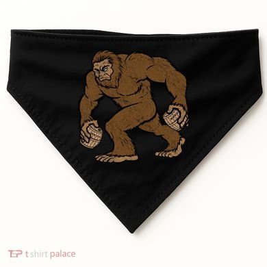 Sasquatch Bigfoot With Beer Kegs USA-Made Doggie Bandana