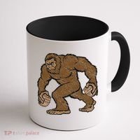 Sasquatch Bigfoot With Beer Kegs Coffee Mug thumb 1